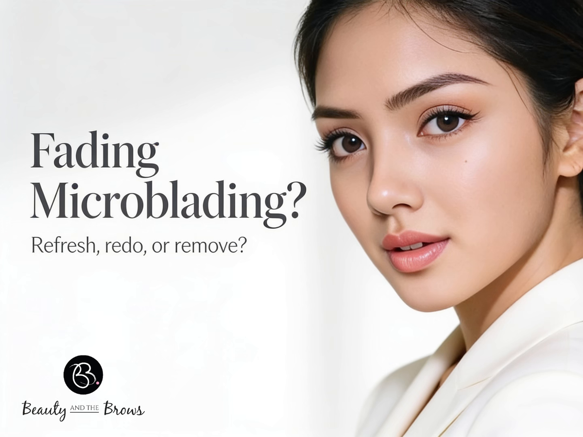 Your Old Microblading Is Fading. Refresh, Redo, or Remove?