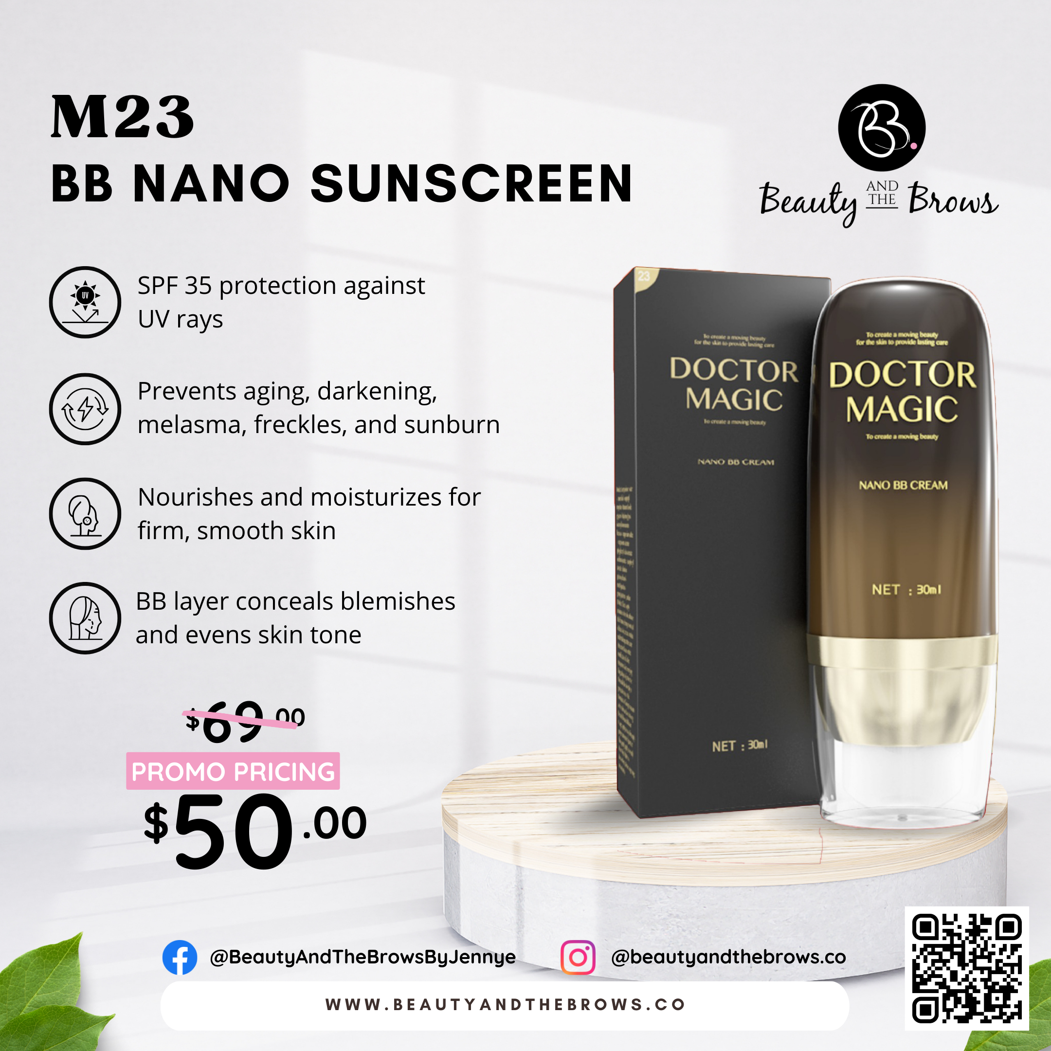 Doctor Magic M23 - BB Nano Sunscreen